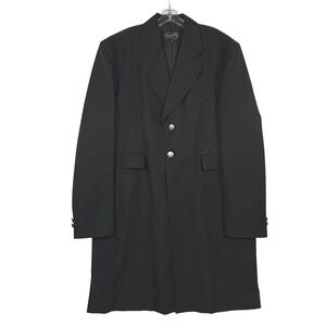 Scully RW042 Mens Black Frock Coat Old West Victorian Cowboy Jacket Size 44 NEW